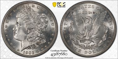 1903 $1 MS67