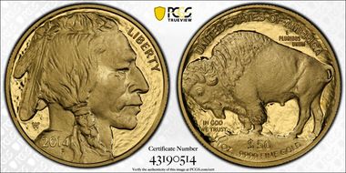 2014-W $50 American Buffalo .9999 Fine Gold PR69DCAM