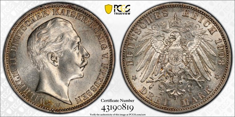 Cert 43190819 - Coin Image