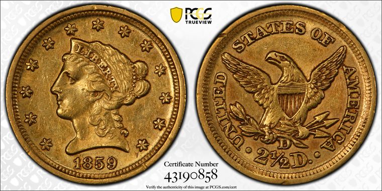 Cert 43190858 - Coin Image