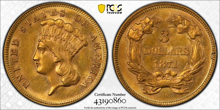 Cert 43190860 - Coin Image