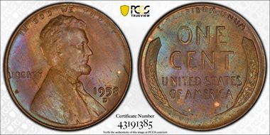 1958-D 1C MS65BN