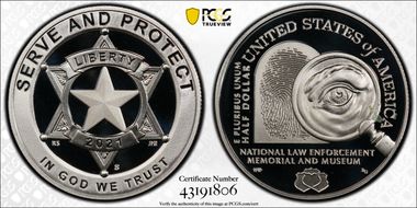 2021-S 50C Nat'l Law Enforcement Mem. First Strike PR69DCAM