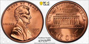 1995-D 1C MS69RD