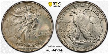 1940 50C MS67+