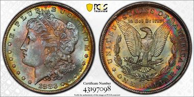 1883-O $1 MS65+ 