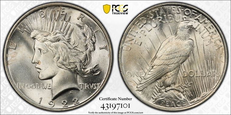 Cert 43197101 - Coin Image