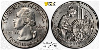 2019-W 25C Lowell NP MS66