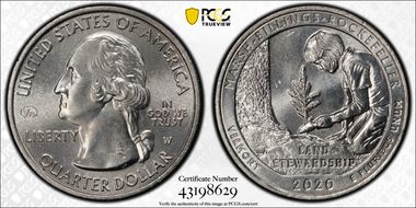 2020-W 25C Marsh-Billings-Rockefeller NP V75 MS65