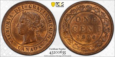 1876-H 1C MS64RB