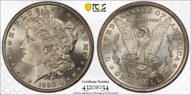 1890-O $1 MS65+