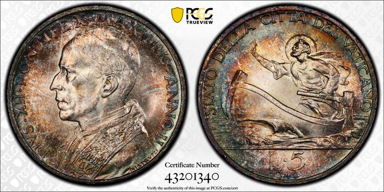 Cert 43201340 - Coin Image