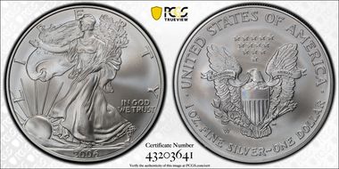 2006-W $1 Burnished Silver Eagle SP69