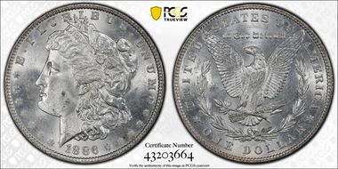 1886 $1 MS63