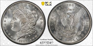 1884-CC $1 MS65
