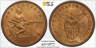 1909-S 1C Allen-2.07a DDO MS65RB