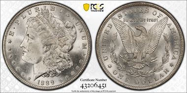 1889-O $1 MS65