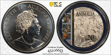 2021 20C Animalia 35th Ann. MS69