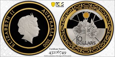 2000 $10 The Present PR70DCAM