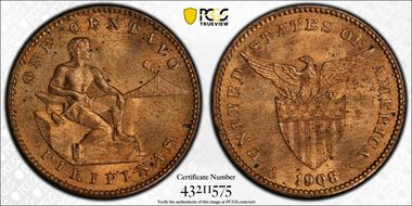 1908-S/S/S 1C Allen-2.06b Allen-2.06b MS64RD