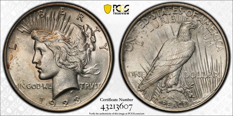 Cert 43213607 - Coin Image