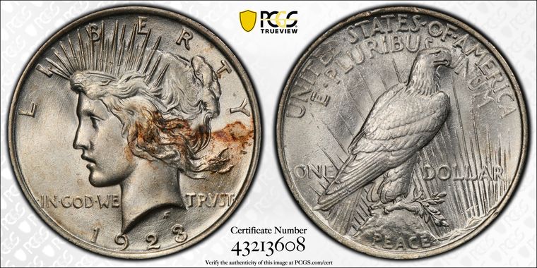 Cert 43213608 - Coin Image