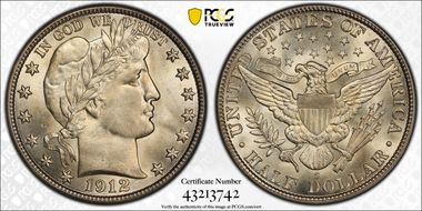 1912-S 50C MS65