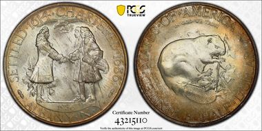 1936 50C Albany MS68