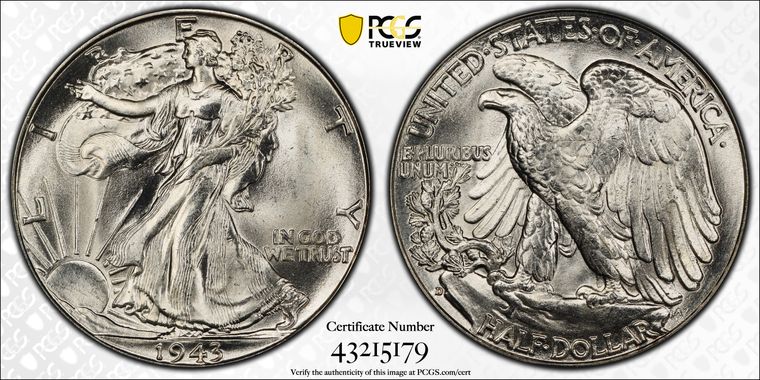 Cert 43215179 - Coin Image