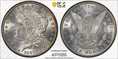 1881-CC $1 MS63