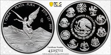 2016-Mo Onza Libertad Ag PR69DCAM