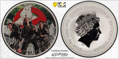 2017 $1 Ghostbusters Crew MS70