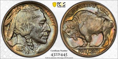 1913-S 5C Type 2 MS66+