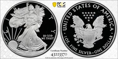 2021-W  $1 Silver Eagle - Type 1 PR69DCAM