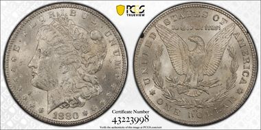 1880-CC $1 GSA Hoard MS61