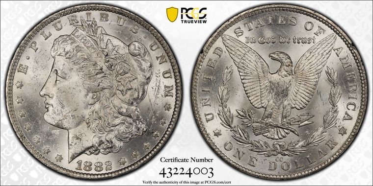 Cert 43224003 - Coin Image