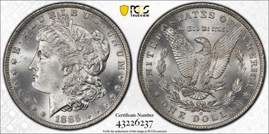 1885-O $1 MS65+