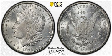 1878-CC $1 MS62