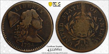 1794 1C Head of 1794 F12BN