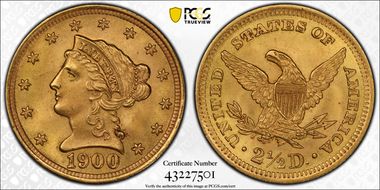 1900 $2.50 MS66+