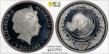 2000-C $5 Olympic - Platypus PR68DCAM