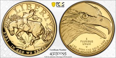 2021-W $100 American Liberty High Relief .9999 Fine First Strike PR70DCAM