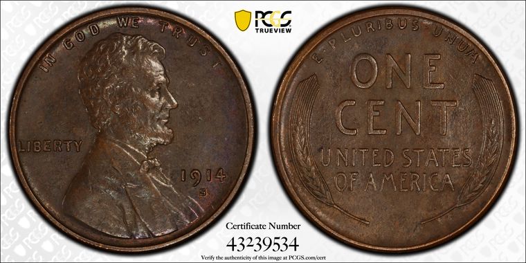 Cert 43239534 - Coin Image