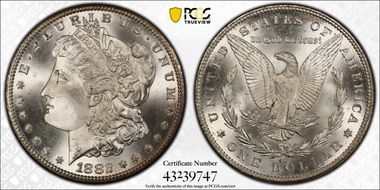 1882-CC $1 MS66