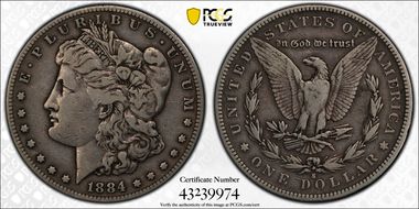 1884-S $1 F15