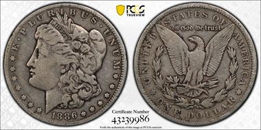 1886-O $1 F12