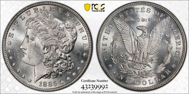 1885 $1 MS63