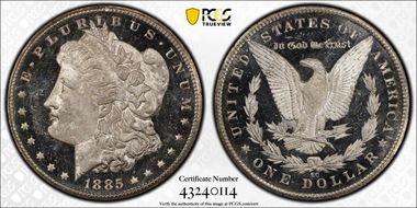 1885-CC $1 MS63DMPL