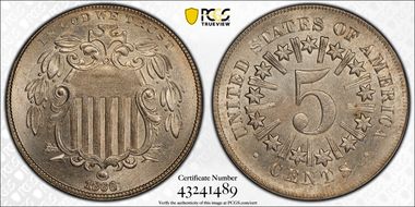 1866/1866 5C Rays RPD FS-302 MS65