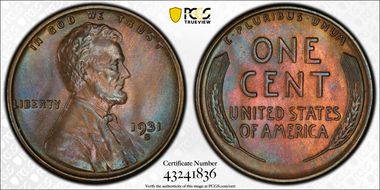 1931-S 1C MS64BN